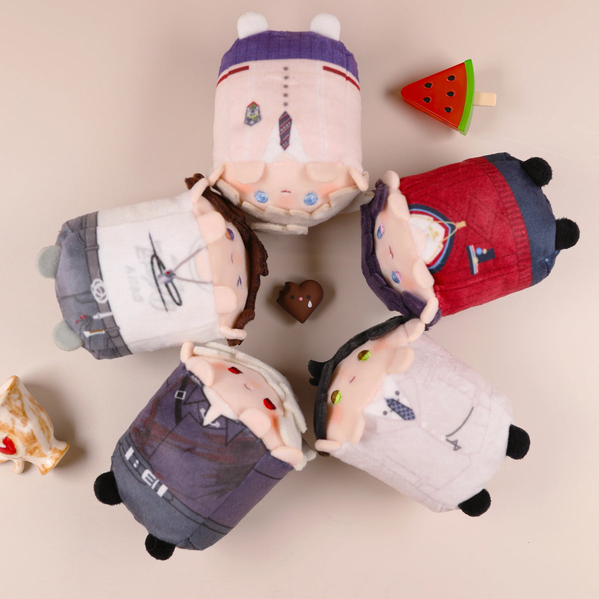 Love and Deepspace Fan-Made Donut Crawl Plush Doll Charms
