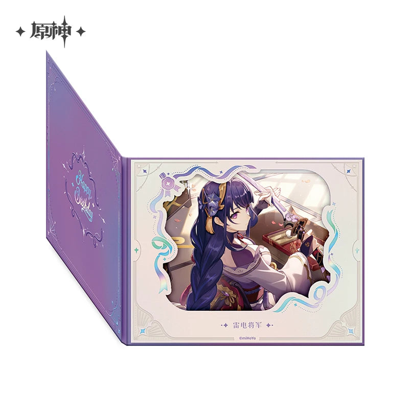 Official Genshin Impact Fated Day 2025 Fold-Out Window Shikishi