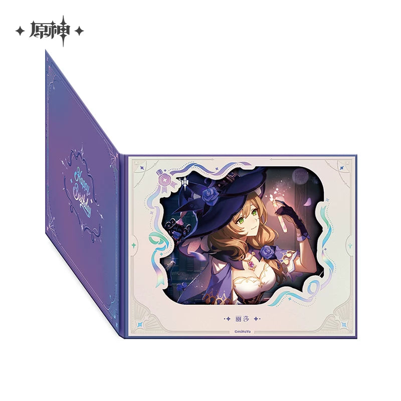 Official Genshin Impact Fated Day 2025 Fold-Out Window Shikishi