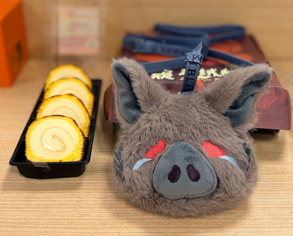 Official Black Myth: Wukong Pigsy Plush Crossbody Pouch with Adjustable Strap