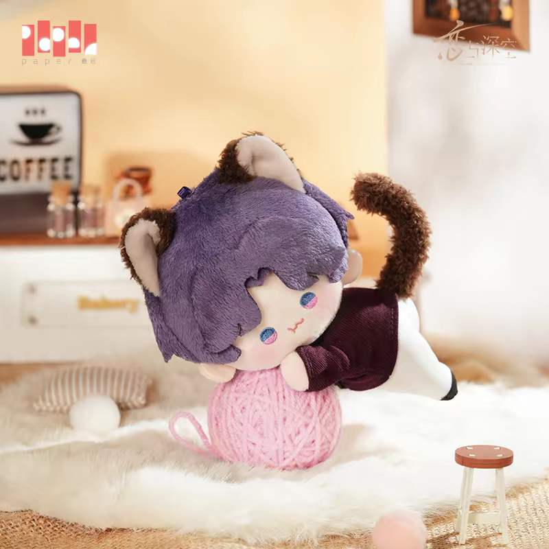Official Love and Deepspace Magnetic Cat Plush Doll Charms