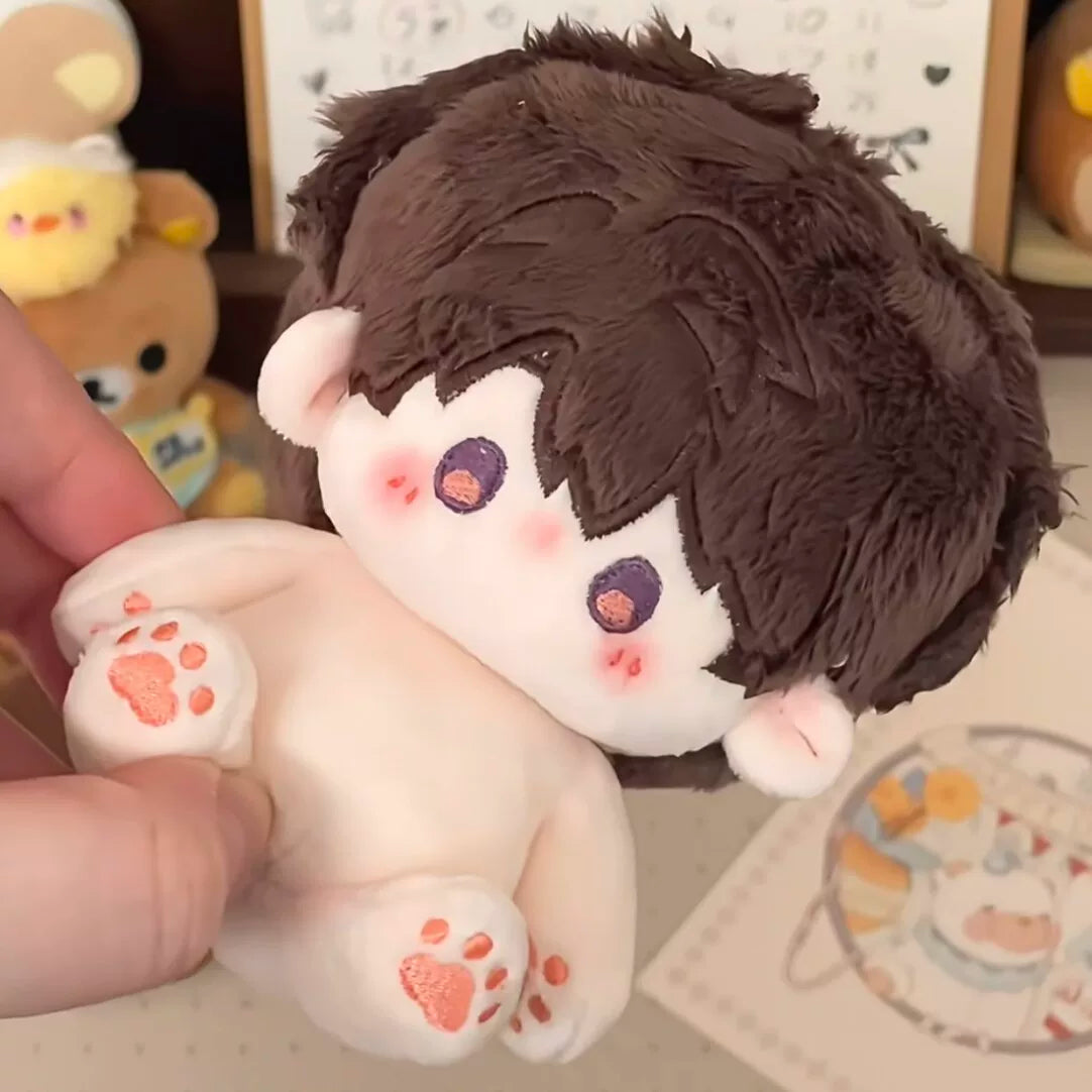 Love and Deepspace Normal-Body plush doll brown hair lying down