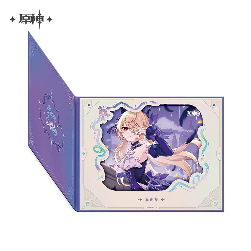 Official Genshin Impact Fated Day 2025 Fold-Out Window Shikishi