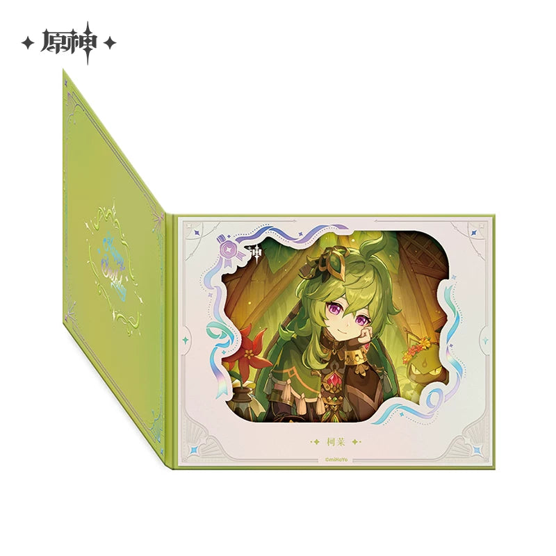 Official Genshin Impact Fated Day 2025 Fold-Out Window Shikishi