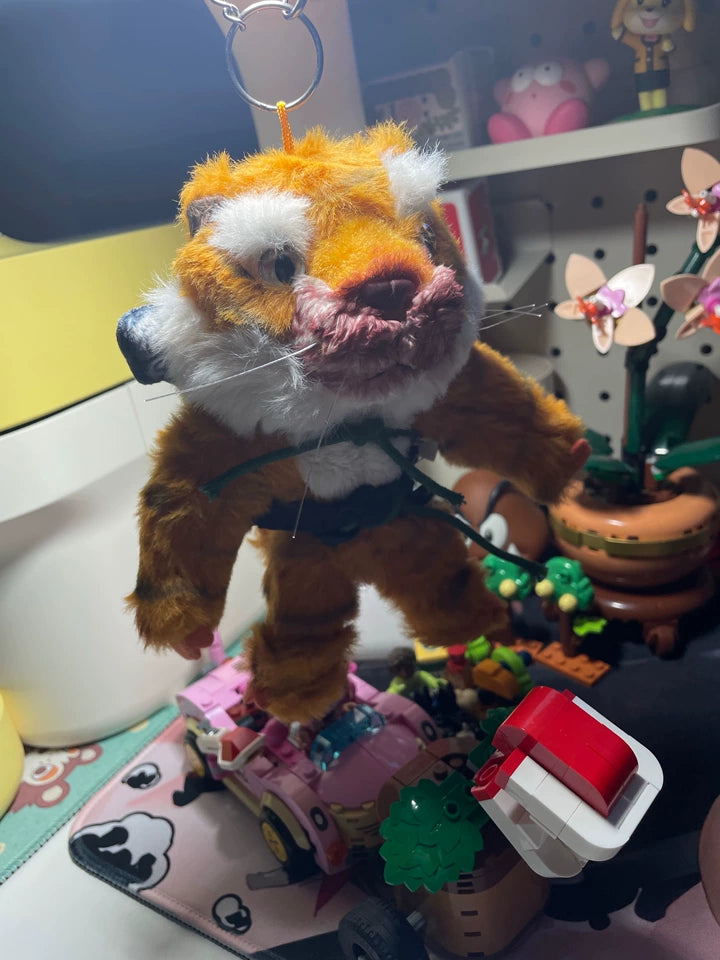 Official Black Myth: Wukong Tiger Vanguard Plush Keychain & Display Plush