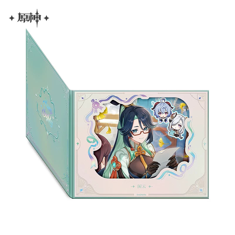 Official Genshin Impact Fated Day 2025 Fold-Out Window Shikishi