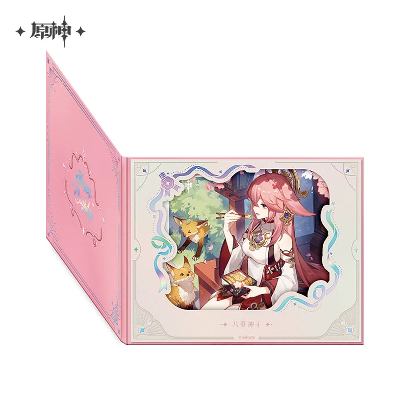 Official Genshin Impact Fated Day 2025 Fold-Out Window Shikishi