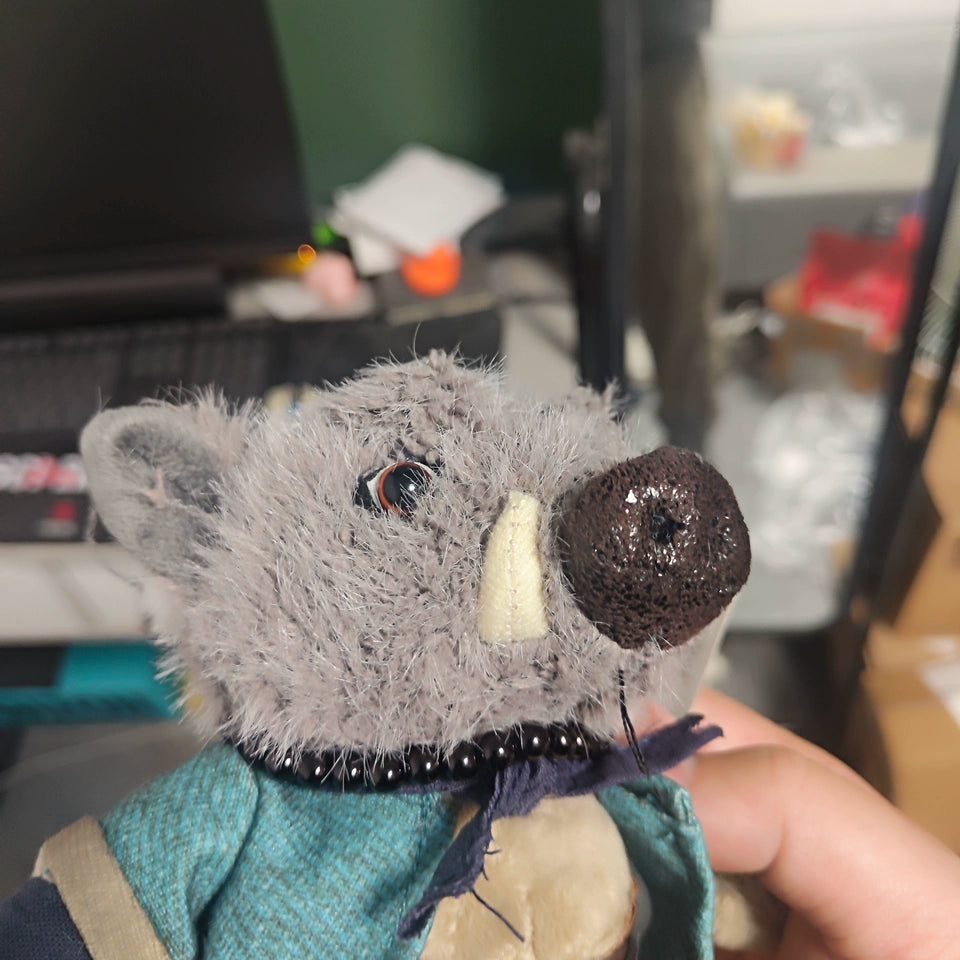 Official Black Myth: Wukong Zhu Bajie Plush Keychain & Display Plush