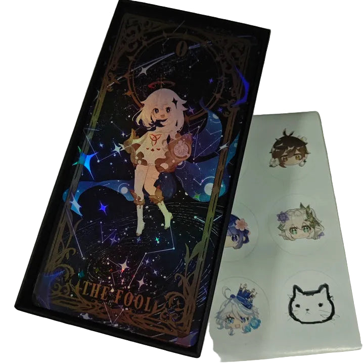 Genshin Impact Fan-Made Countercurrent Shimmer Major Arcana Tarot Card Set