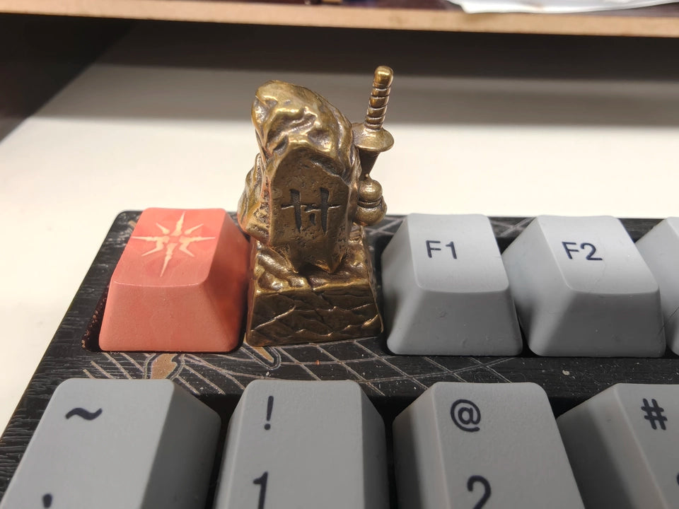 Where Winds Meet Fan-Made Boundary Stone 3D Metal Keycap