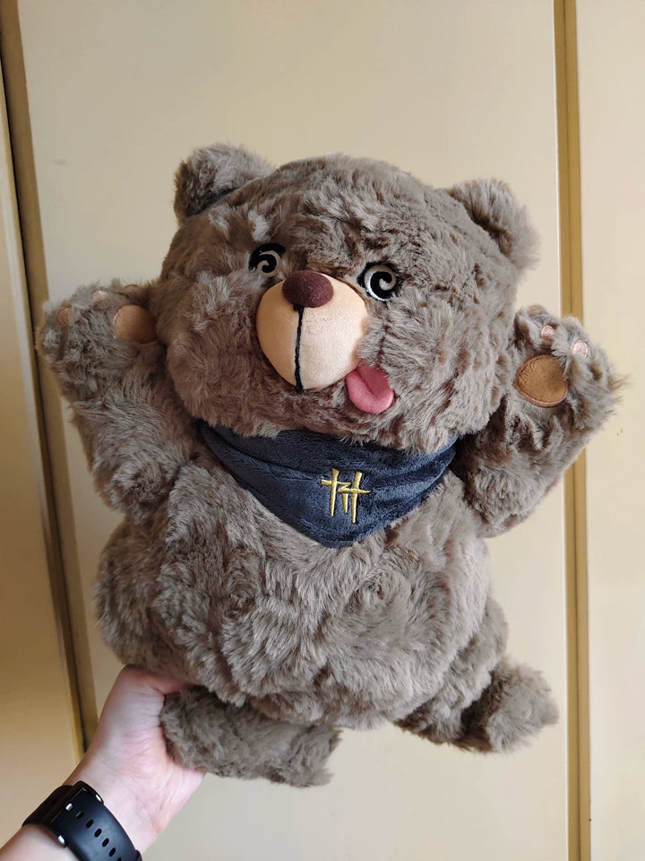 Official Where Winds Meet Dizzy Bear 14in Embroidered Plush
