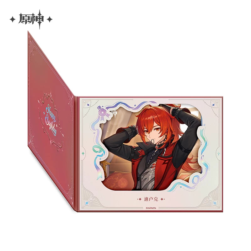 Official Genshin Impact Fated Day 2025 Fold-Out Window Shikishi