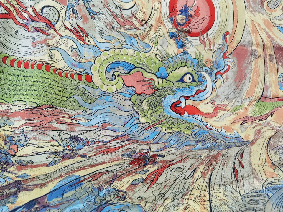 Official Black Myth: Wukong Wind Rises at Dusk Woven Throw Blanket
