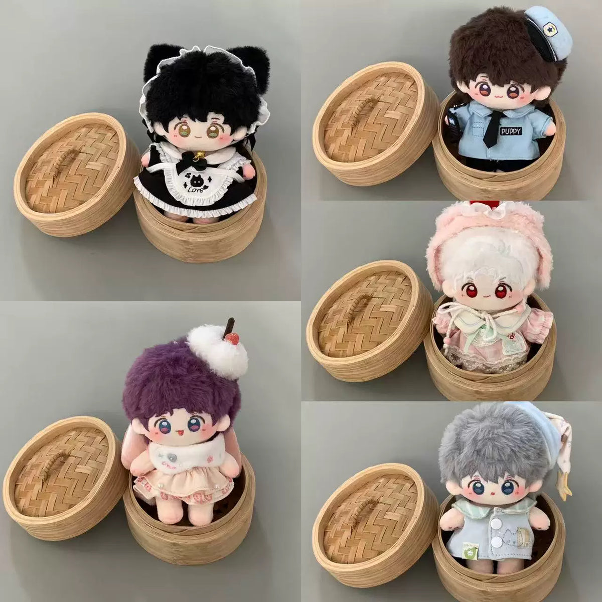 Love and Deepspace Fan-Made 3.94in Bare Plush Doll Series