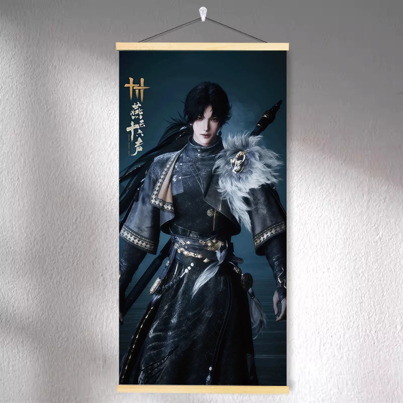 燕云十六声挂画客厅卧室寝室墙面装饰画游戏动漫二次元周边挂轴