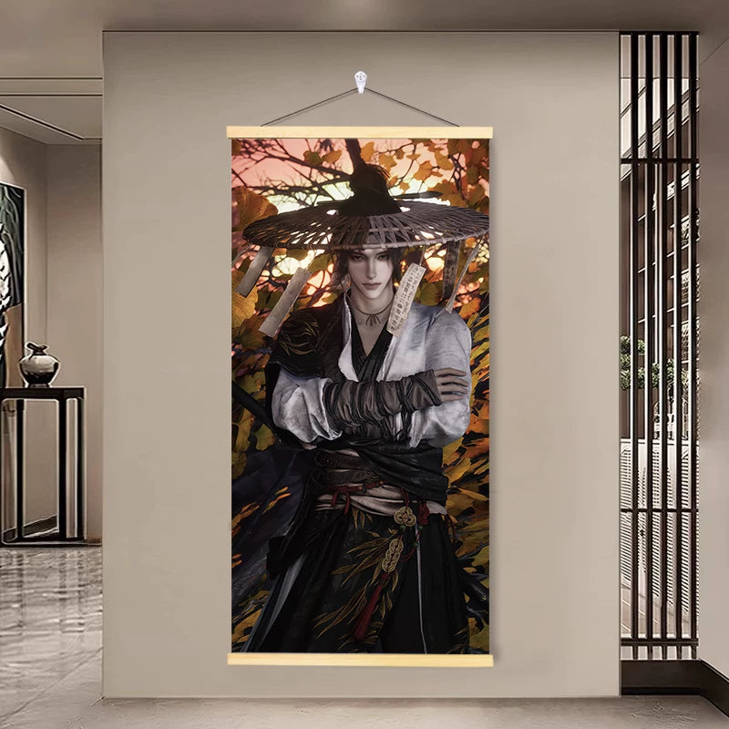 燕云十六声挂画客厅卧室寝室墙面装饰画游戏动漫二次元周边挂轴