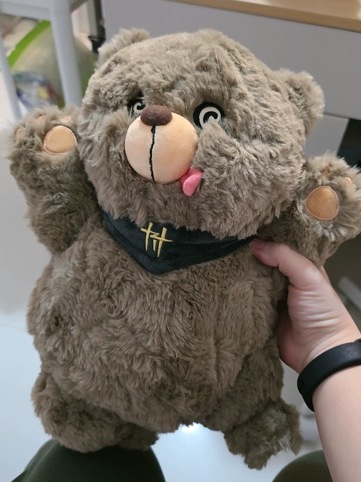 Official Where Winds Meet Dizzy Bear 14in Embroidered Plush