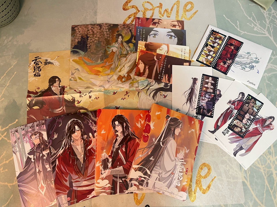 TGCF Season One frame comics books bookmarks cards and printed bonuses
