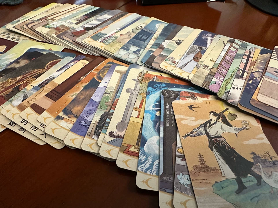 Where Winds Meet Fan-Made Yi Yan Ping Sheng 78-Card Tarot
