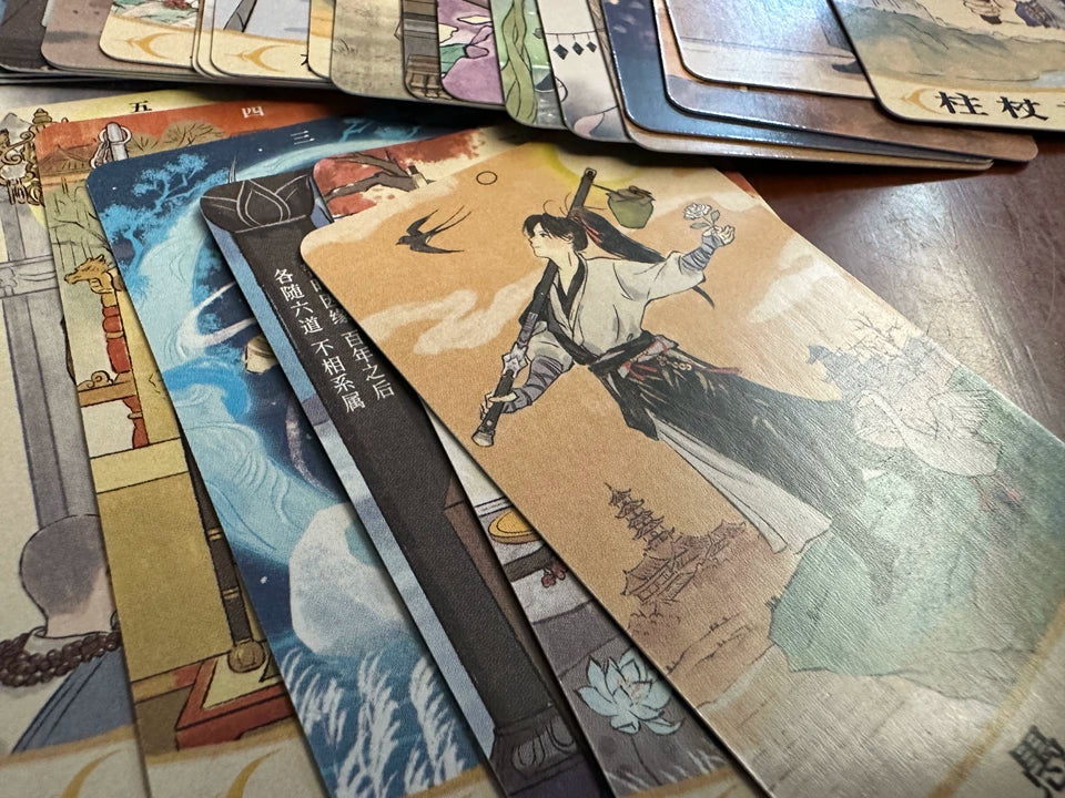 Where Winds Meet Fan-Made Yi Yan Ping Sheng 78-Card Tarot
