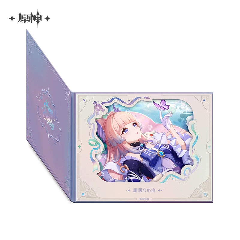 Official Genshin Impact Fated Day 2025 Fold-Out Window Shikishi