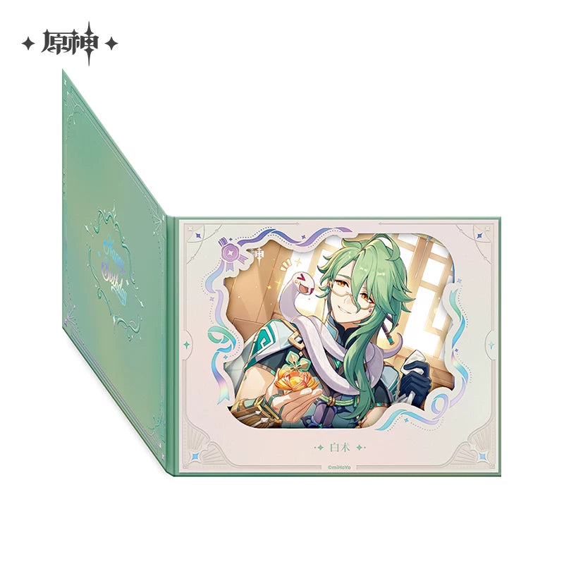 Official Genshin Impact Fated Day 2025 Fold-Out Window Shikishi