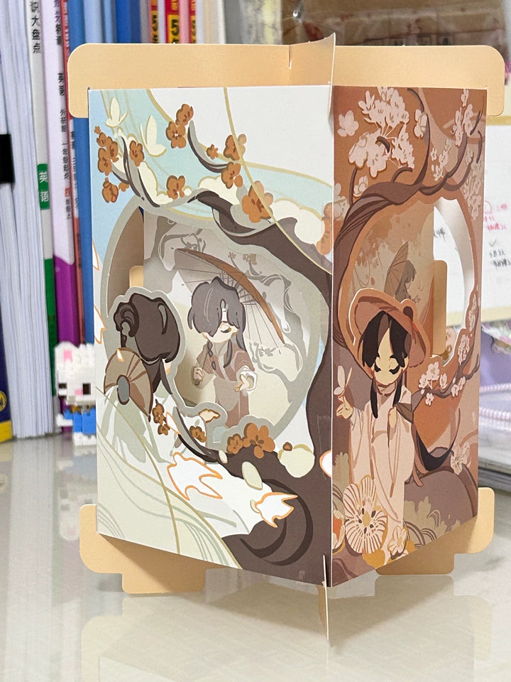 TGCF Chinese novel box set folding lantern paper display