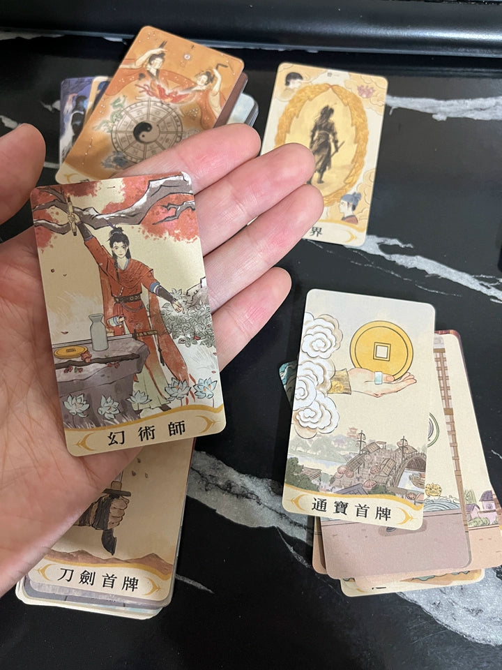 Where Winds Meet Fan-Made Yi Yan Ping Sheng 78-Card Tarot