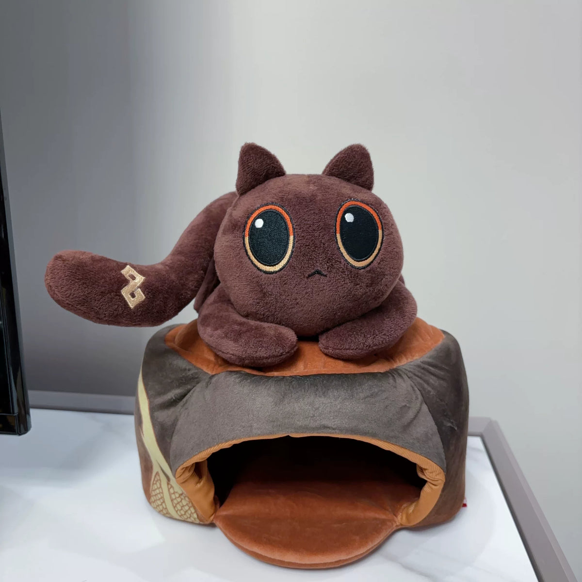 Genshin Impact Fan-Made Zhongli Cat Cake Plush