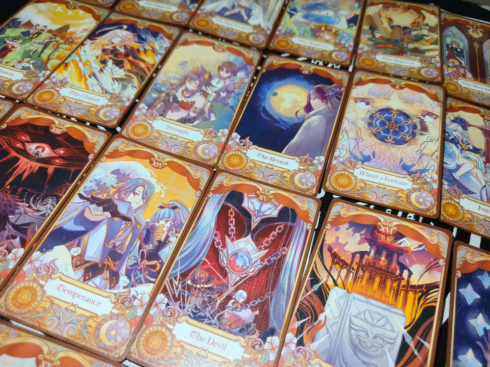 Genshin Impact Fan-Made 80-Card Collector Tarot Deck