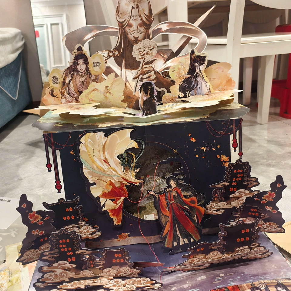 TGCF pop-up book complete divine statue pop-up display