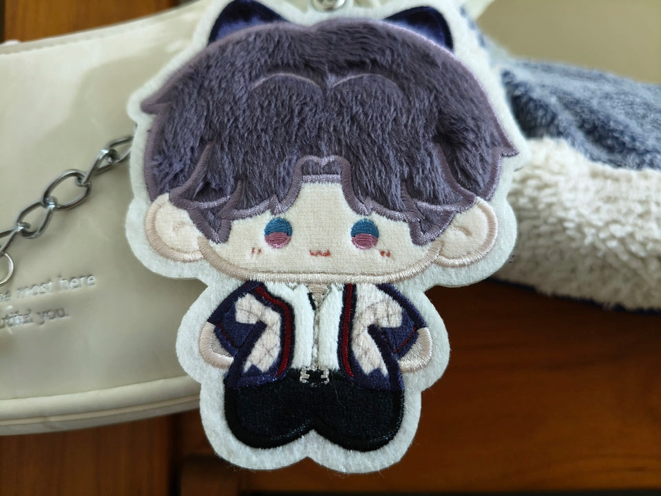 Love and Deepspace Fan-Made 3.94in Embroidered Plush Charm