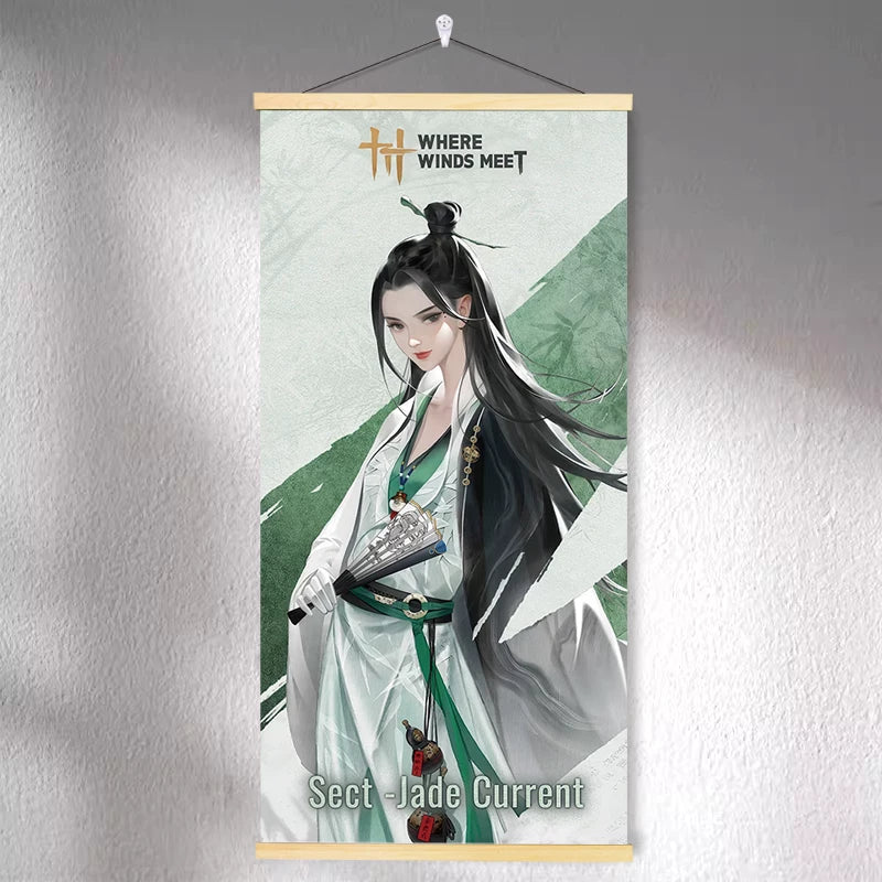 燕云十六声挂画客厅卧室寝室墙面装饰画游戏动漫二次元周边挂轴