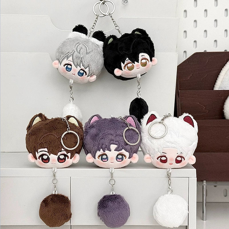 Love and Deepspace Fan-Made 3.15 in Tail-Pom Plush Charms