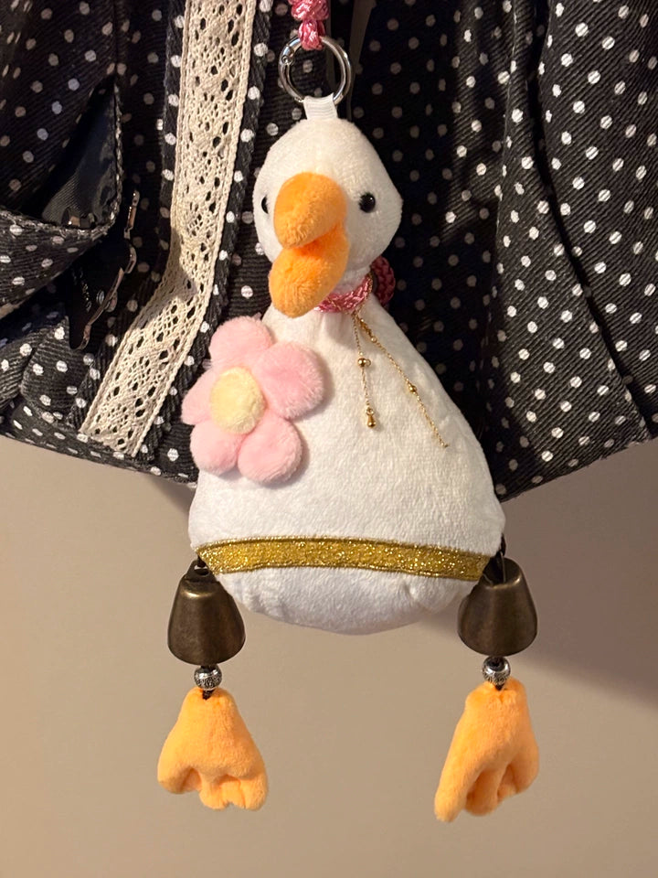 Official Where Winds Meet Bo Qingbo Goose Zipper Plush Bag