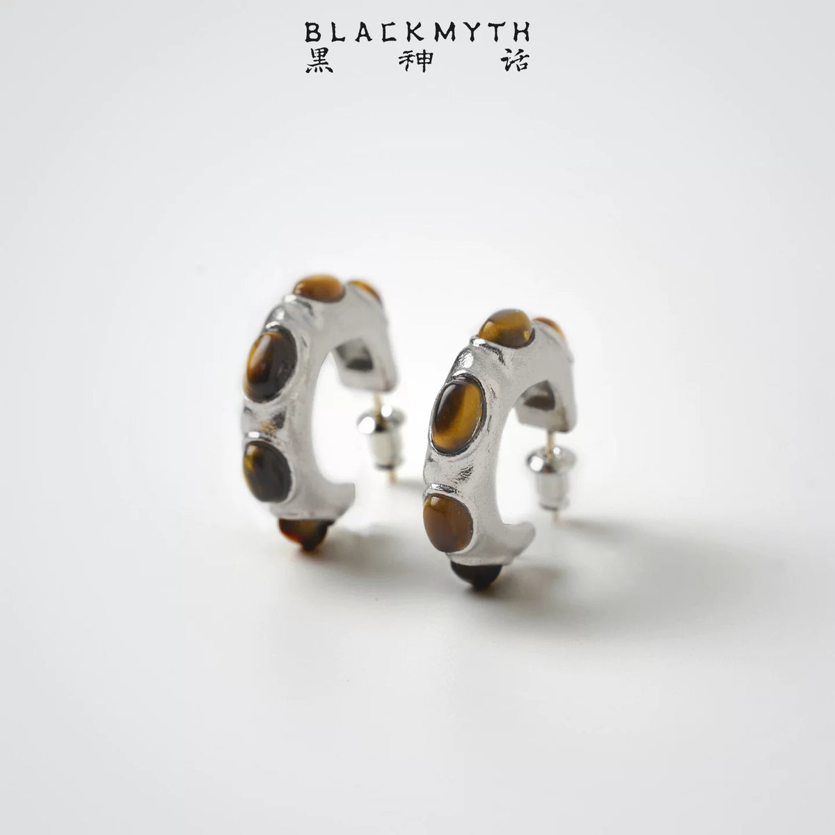 Black Myth: Wukong tiger eye stone earring style