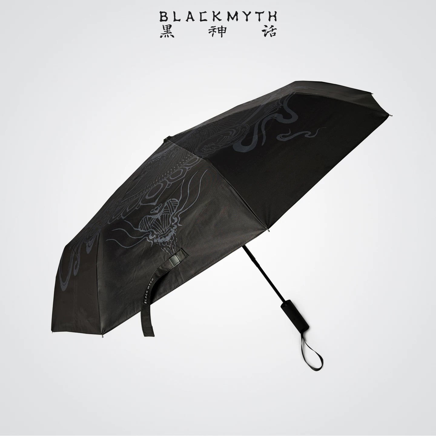 Black Myth Wukong Regenschirm, faltbar, sechs Rippen, für Sonne und Regen, UV-Schutz, Sonnenschutz, Sammlerstück, unisex