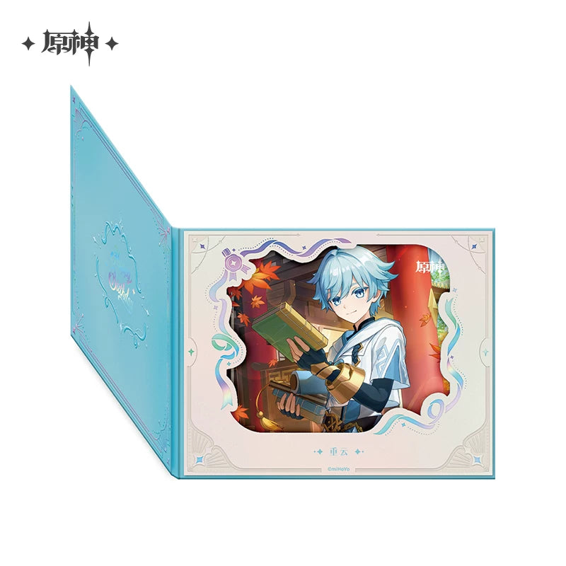 Official Genshin Impact Fated Day Character Fold-Out Window Shikishi