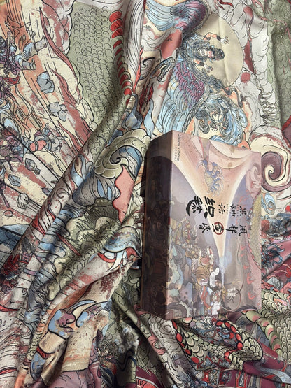 Official Black Myth: Wukong Wind Rises at Dusk Woven Throw Blanket