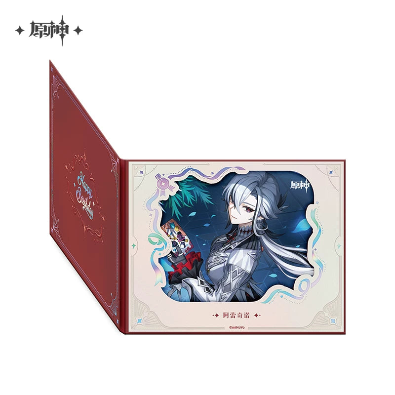 Official Genshin Impact Fated Day Character Fold-Out Window Shikishi