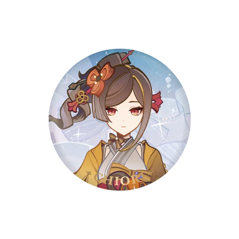 【原神官方】裁锦织夜主题系列 徽章 立牌 Genshin