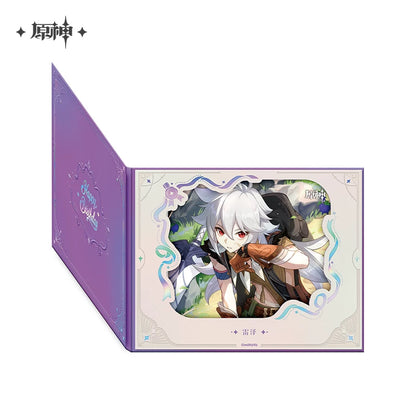 Official Genshin Impact Fated Day Character Fold-Out Window Shikishi
