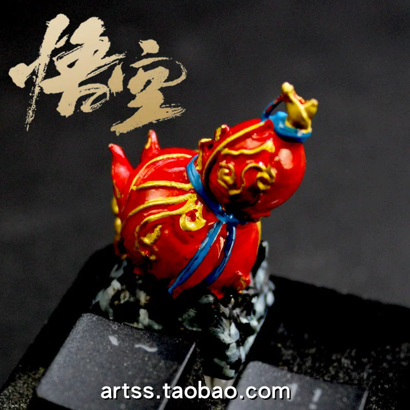 黑神话悟空个性键帽黑猴周边客制化创意机械键盘单个颗3D树脂键帽