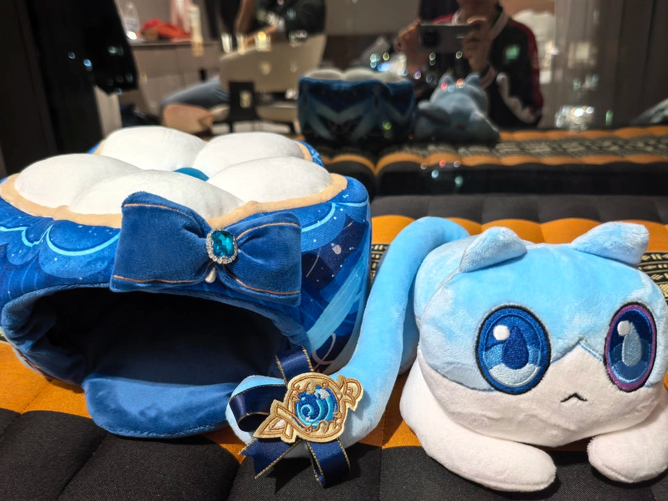 Genshin Impact Fan-Made Furina Cat Cake Plush
