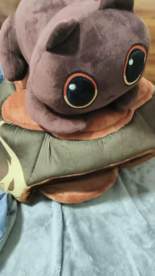 Genshin Impact Fan-Made Zhongli Cat Cake Plush