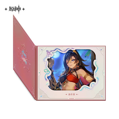 Official Genshin Impact Fated Day 2025 Fold-Out Window Shikishi