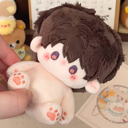 Love and Deepspace Normal-Body plush doll brown hair lying down