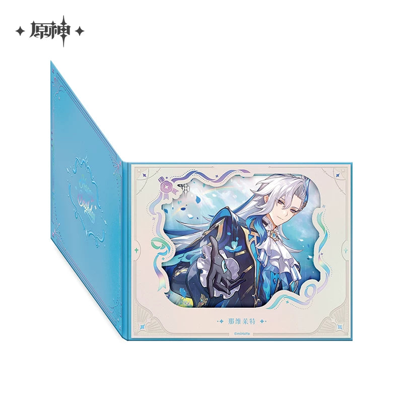 Official Genshin Impact Fated Day Character Fold-Out Window Shikishi