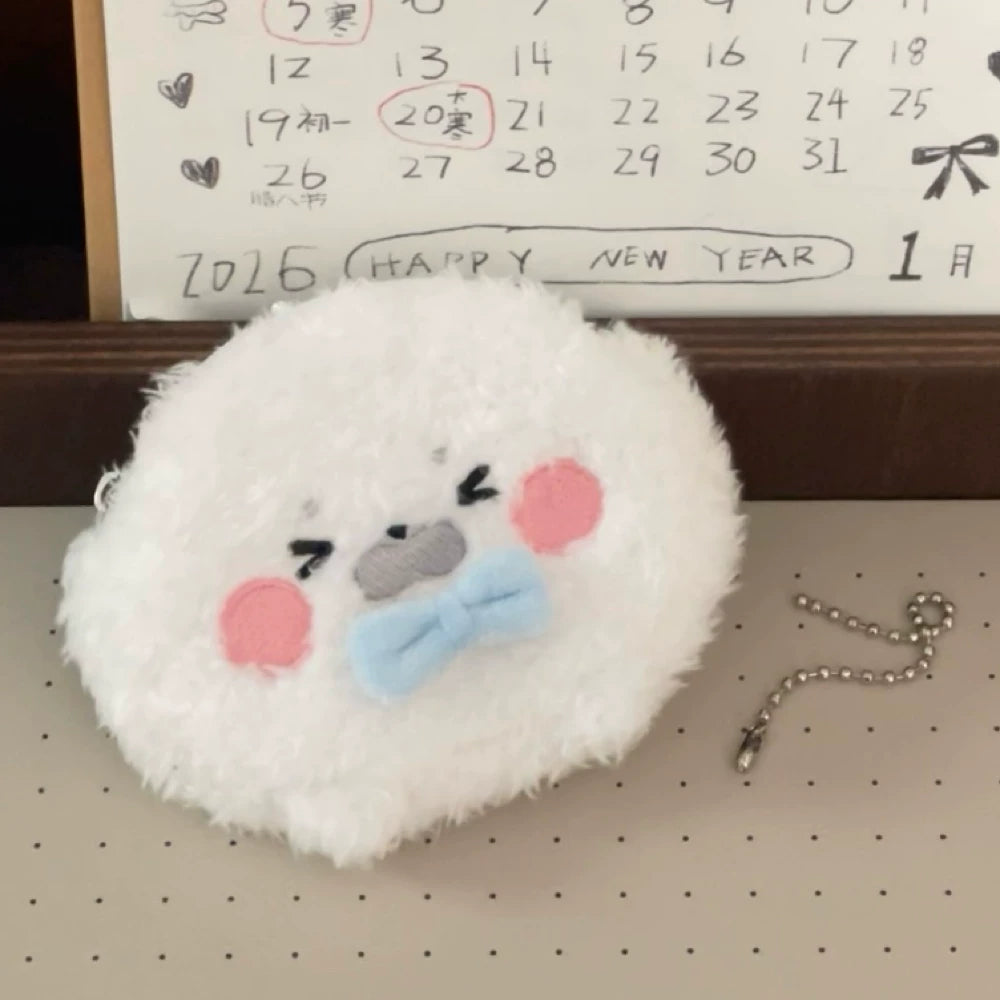 Love and Deepspace Character Earbud Coin Pouch white chick shape