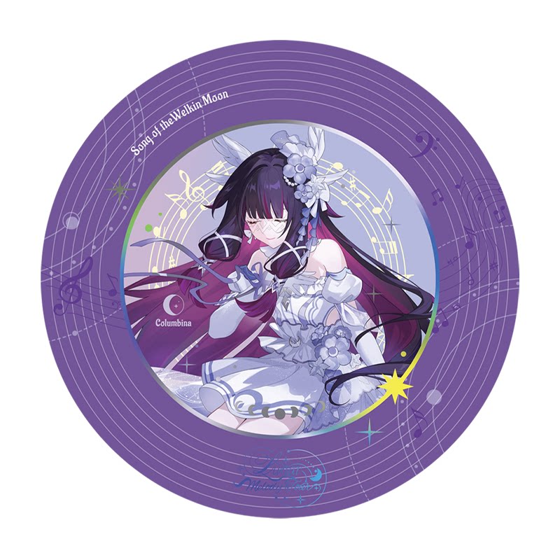 Genshin Impact Fan-Made Moonlit Melody Acrylic Stand & NFC Disc Collection